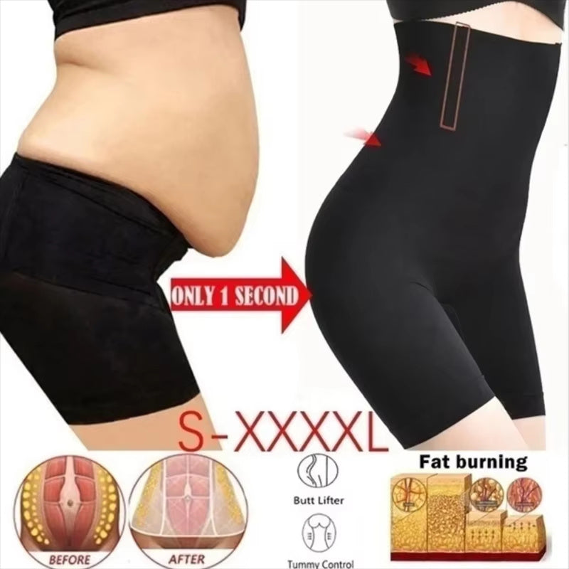 Virtus Feminae™ High-Waist Seamless Butt-Lifter Shapewear Panty – Tummy Control & Waist Slimming